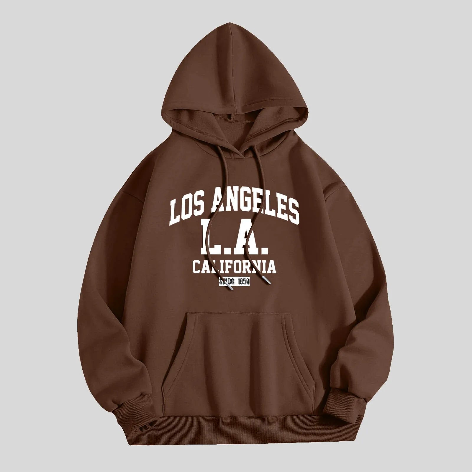 Brushed Letter Hoodie